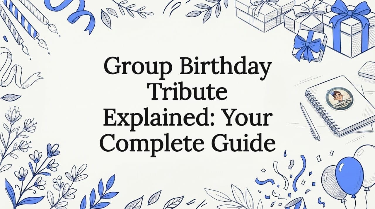 Cover image for article: What Is a Group Birthday Tribute? Ideas & How-To Guide