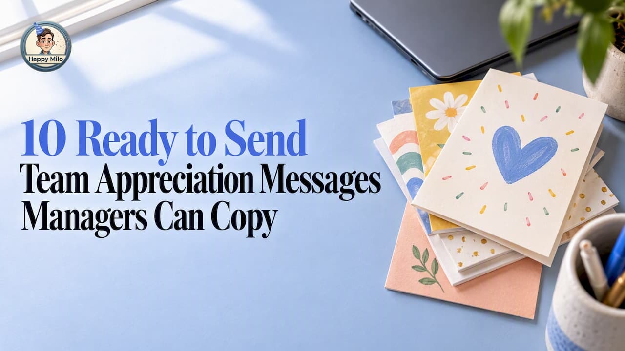 Cover image for article: 10 Ready to Send Team Appreciation Messages Managers Can Copy