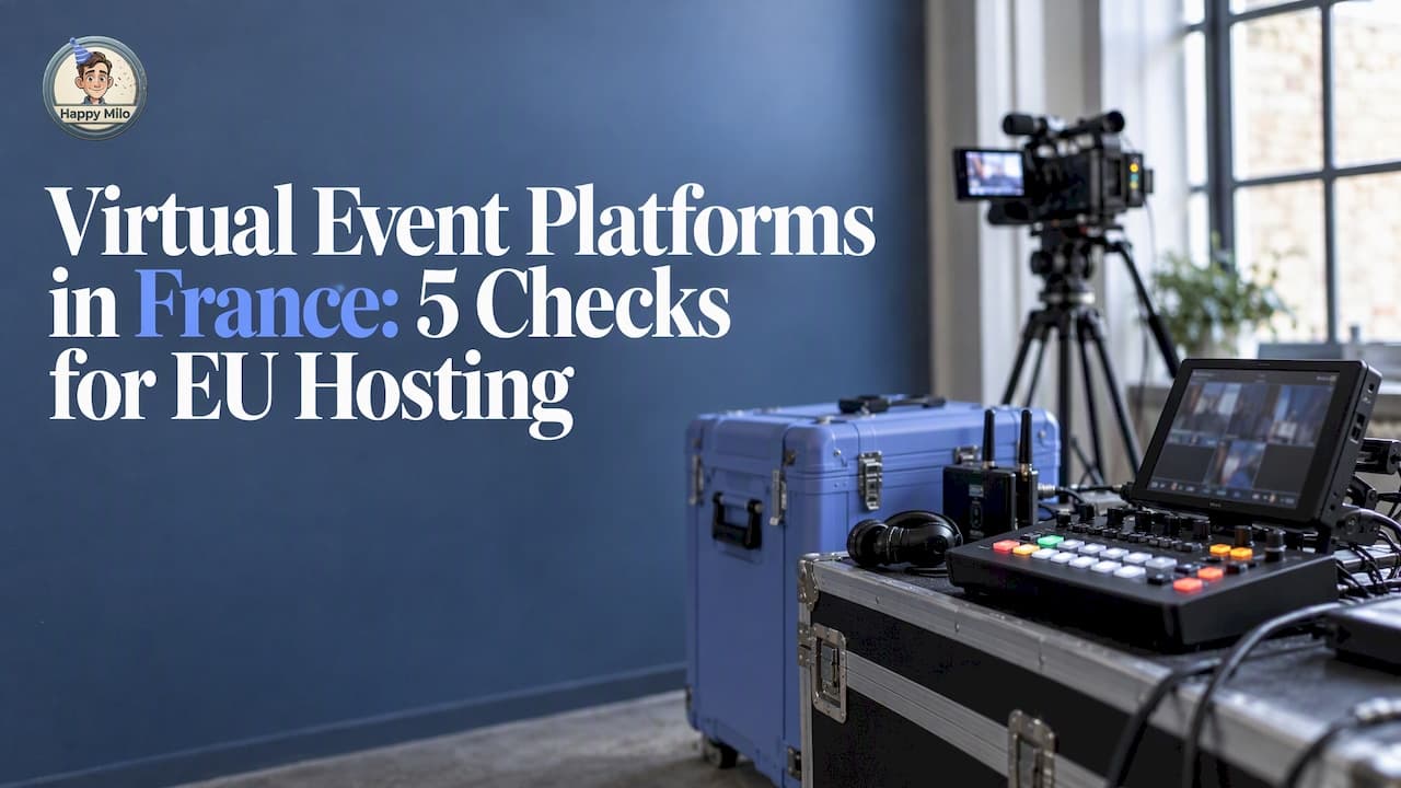 Cover image for article: Virtual Event Platforms in France: 5 Checks for EU Hosting