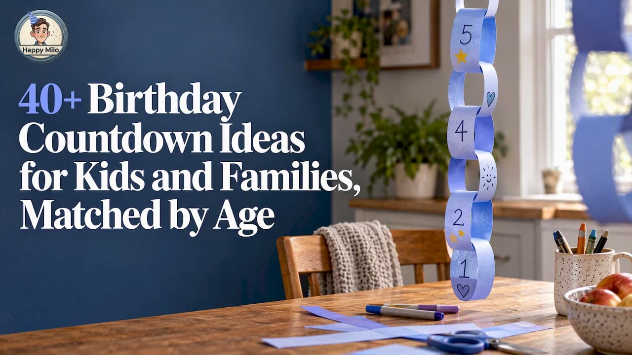Cover image for article: 40+ Birthday Countdown Ideas for Kids and Families, Matched by Age