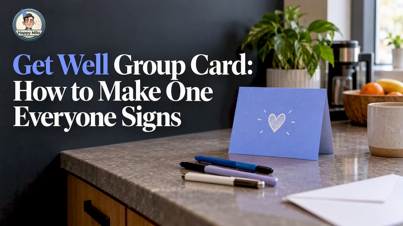 Cover image for article: Get Well Group Card: How to Make One Everyone Signs