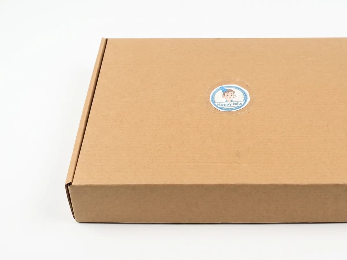 Happy Box, fermée et prête à ouvrir